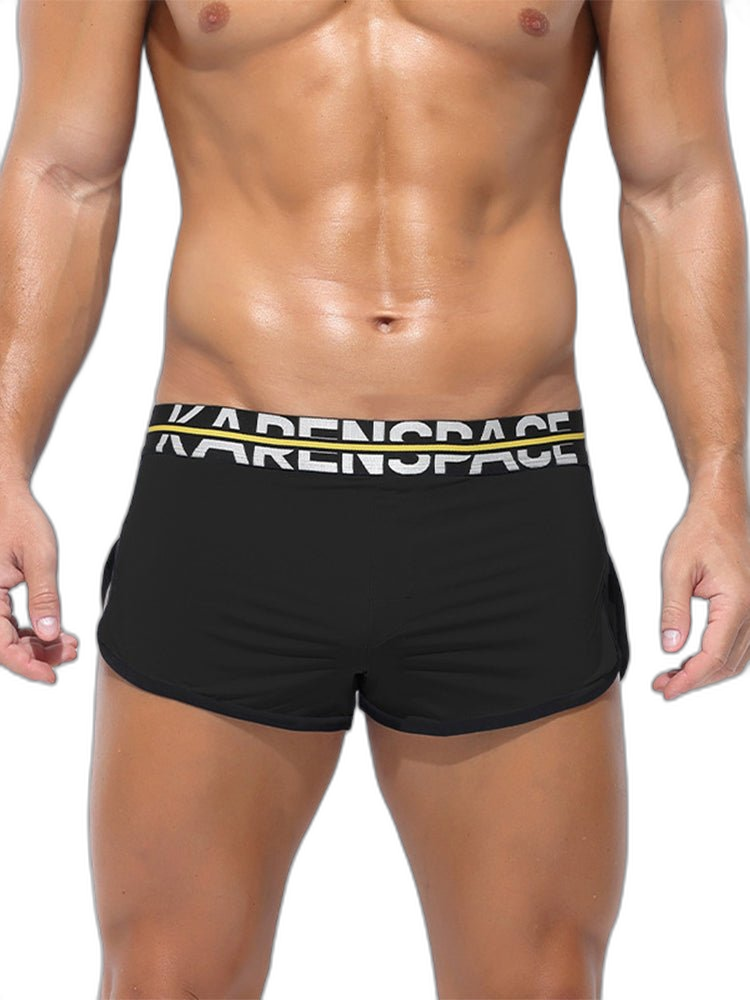 2 Pack Men's Comfortable Lounge Sport Boxer Briefs