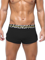 2 Pack Men's Comfortable Lounge Sport Boxer Briefs