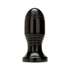 Prowler RED Ribbed Butt Plug Black