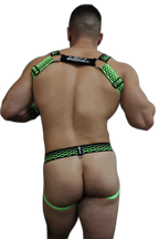 Breedwell Revolution Bulldog Harness Neon Green