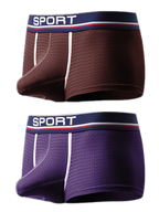 2 Pack Breathable Separate Pouch Boxer Briefs