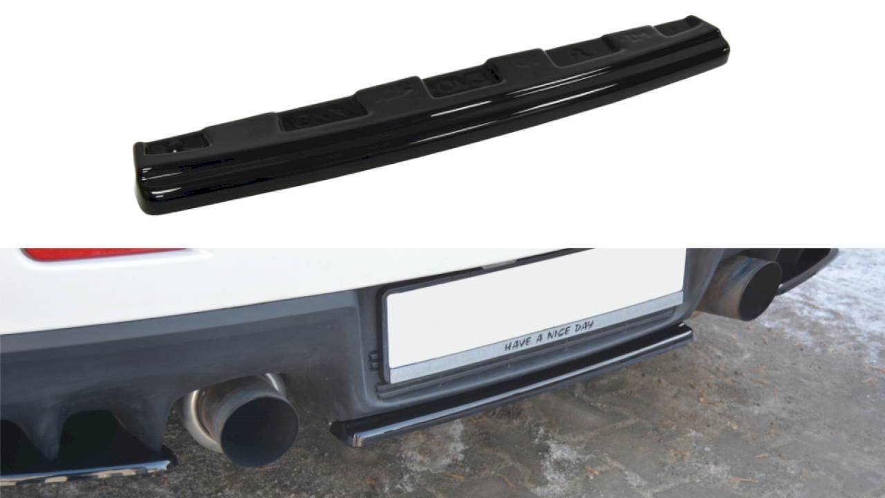 Maxton Design - CENTRAL REAR SPLITTER MITSUBISHI LANCER EVO X (WITHOUT/VERTICAL BARS) (2007-2015)