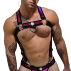 Breedwell Illuminator Body Harness Neon Pink