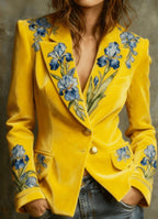 Elegant Retro Style Women's Suit Jacket