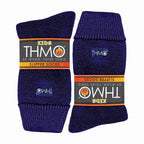1 Pack Kids Indoor Thermal Slipper Socks with Grips (3 Sizes)