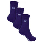 3 Pack Kids Indoor Thermal Slipper Socks with Grips