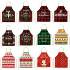 Cotton linen creative Christmas apron