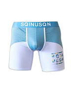 Men's Anti-Chafing Sports Boxer Briefs with Spacious Pouch