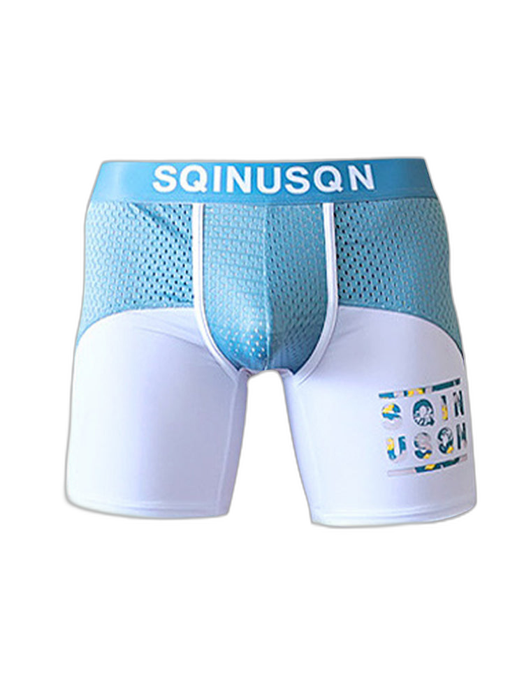 Men's Anti-Chafing Sports Boxer Briefs with Spacious Pouch