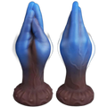 Mystique - 8.2 Inch Blue Fist Dildo - Silicone Anal Toy