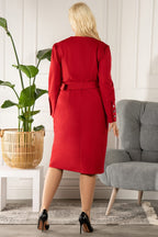 Plus size dress model 175244 Karko