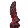 ruff GEAR Fantasy Silicone Red Swirl Dragon Dildo 7.6 Inch
