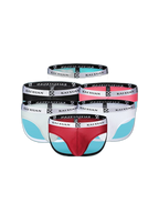 3 Pack Men's Mesh Thong with Stretch & Breathable 3D Support Pouch
