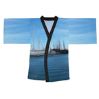 The Sleeping Yachts (at Morning) - Womens Kimono Robe