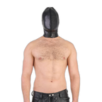 Prowler RED Leather Double Hood With Front Zipper Black