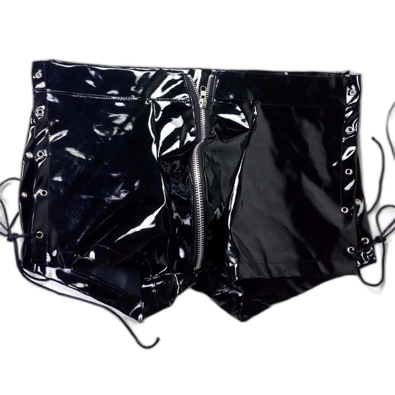 Nocturnal Niche Vinyl Lace Up Boxers