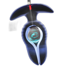 Petal - Inflatable Vibrating Butt Plug - Black Anal Dilator