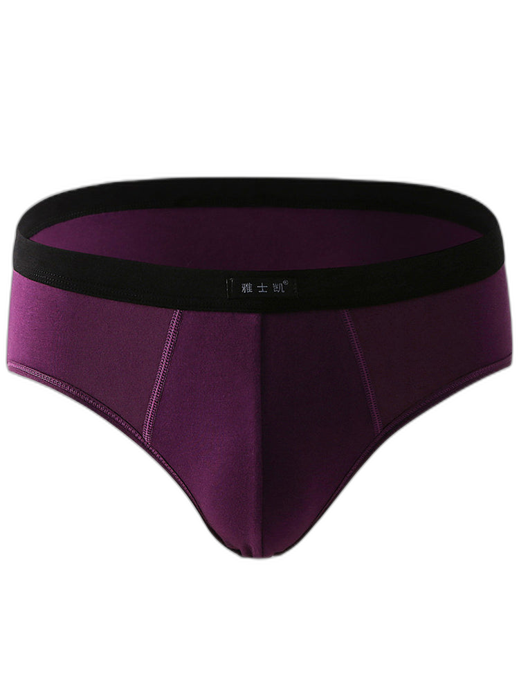 4 Pack Cotton Support U Convex Pouch Briefs
