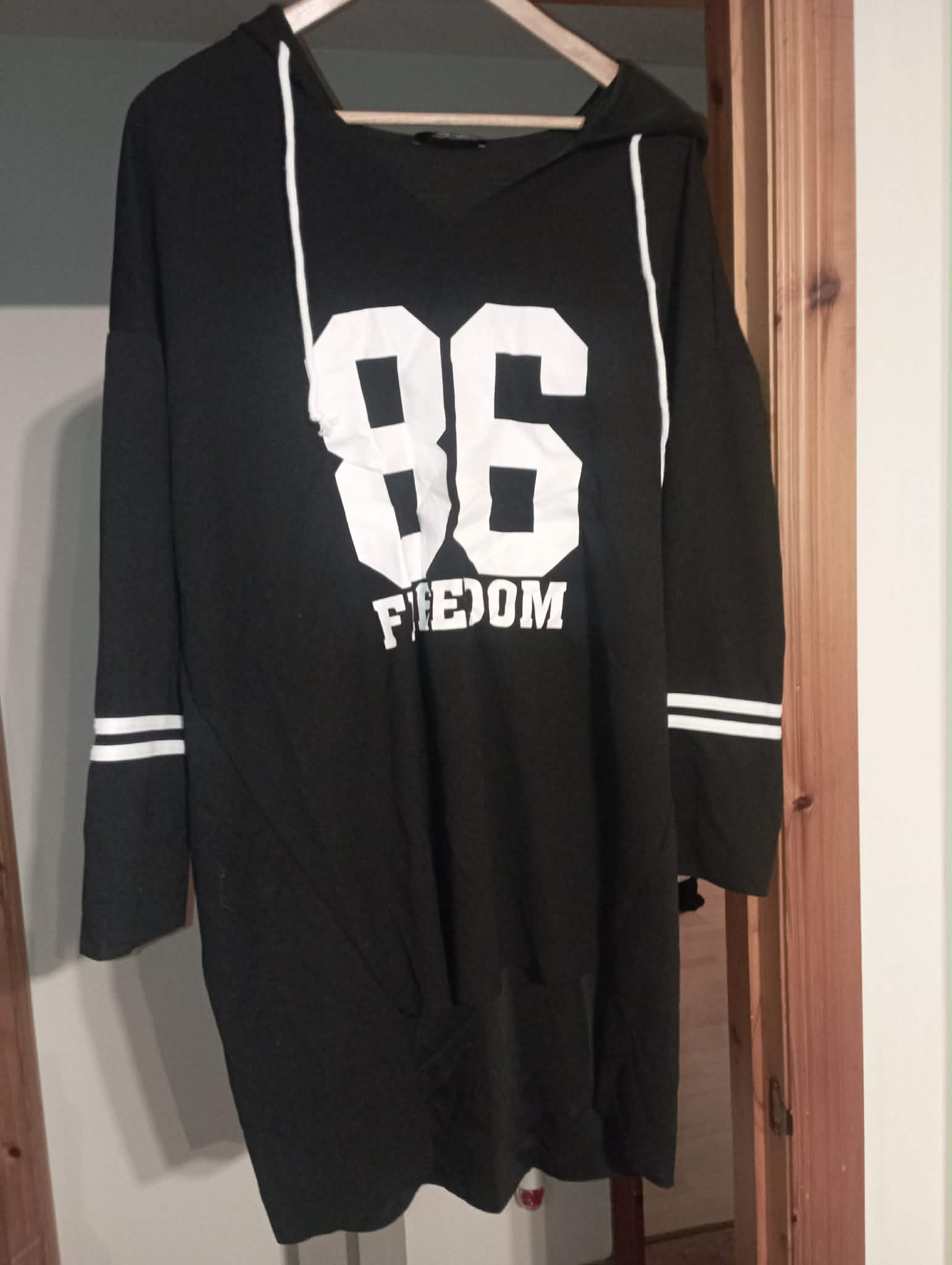 WOMEN'S SHEIN 66 FREEDOM Black top and trousers (Large)