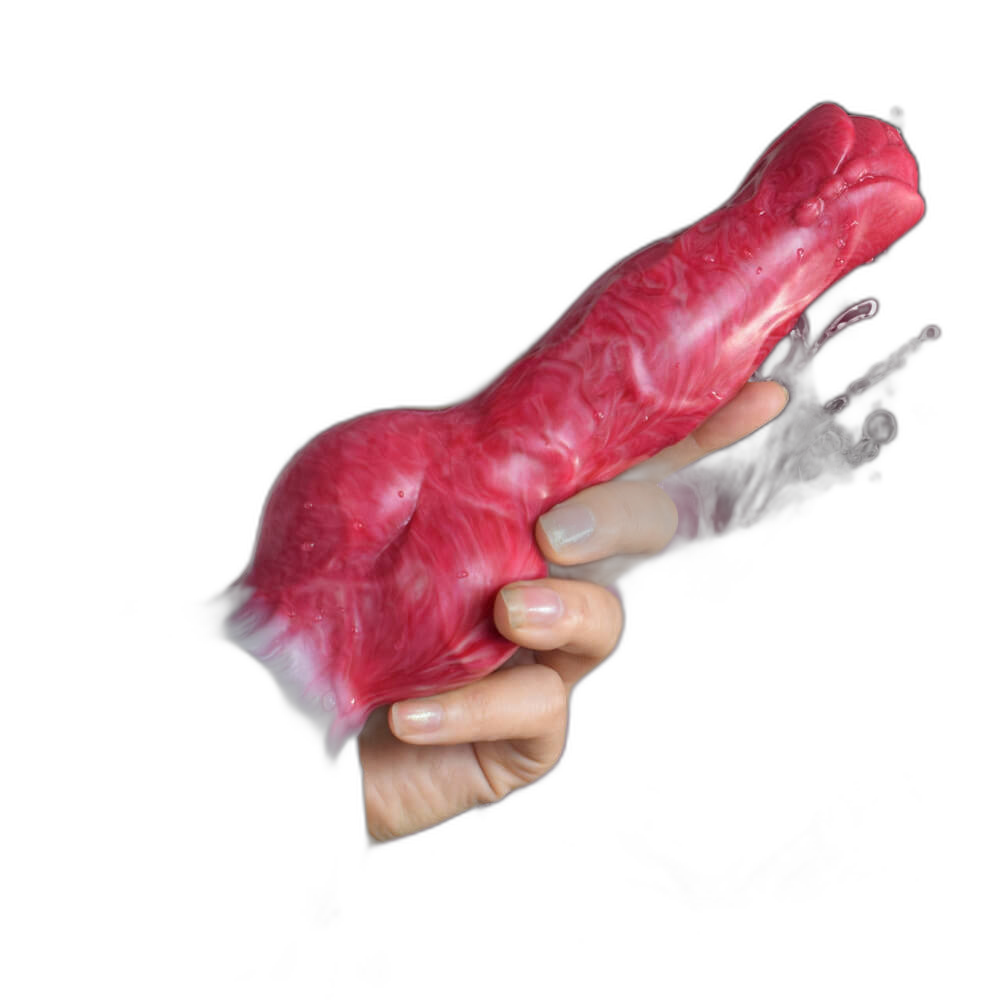 Luna - 8 Inch Squirting Dildo - Kanis Dildo - Knot Dildo