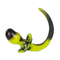 BEAGLE Puppy Tail Butt Plug | Yellow & Black Swirl