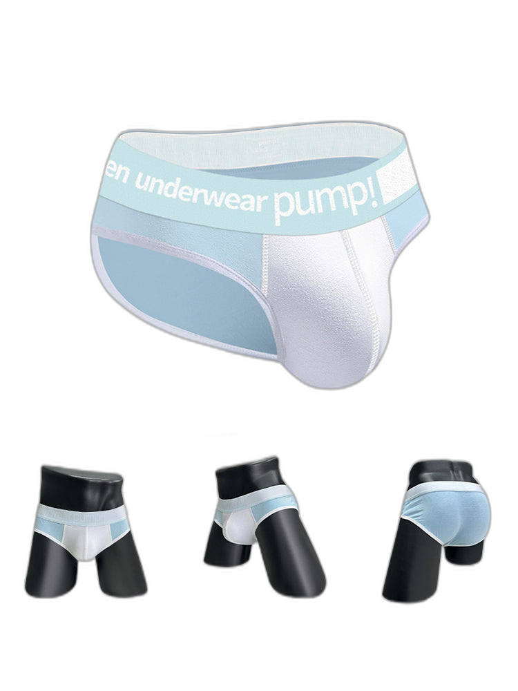 2 Pack Men's Middle-Rise Cotton Sexy Briefs