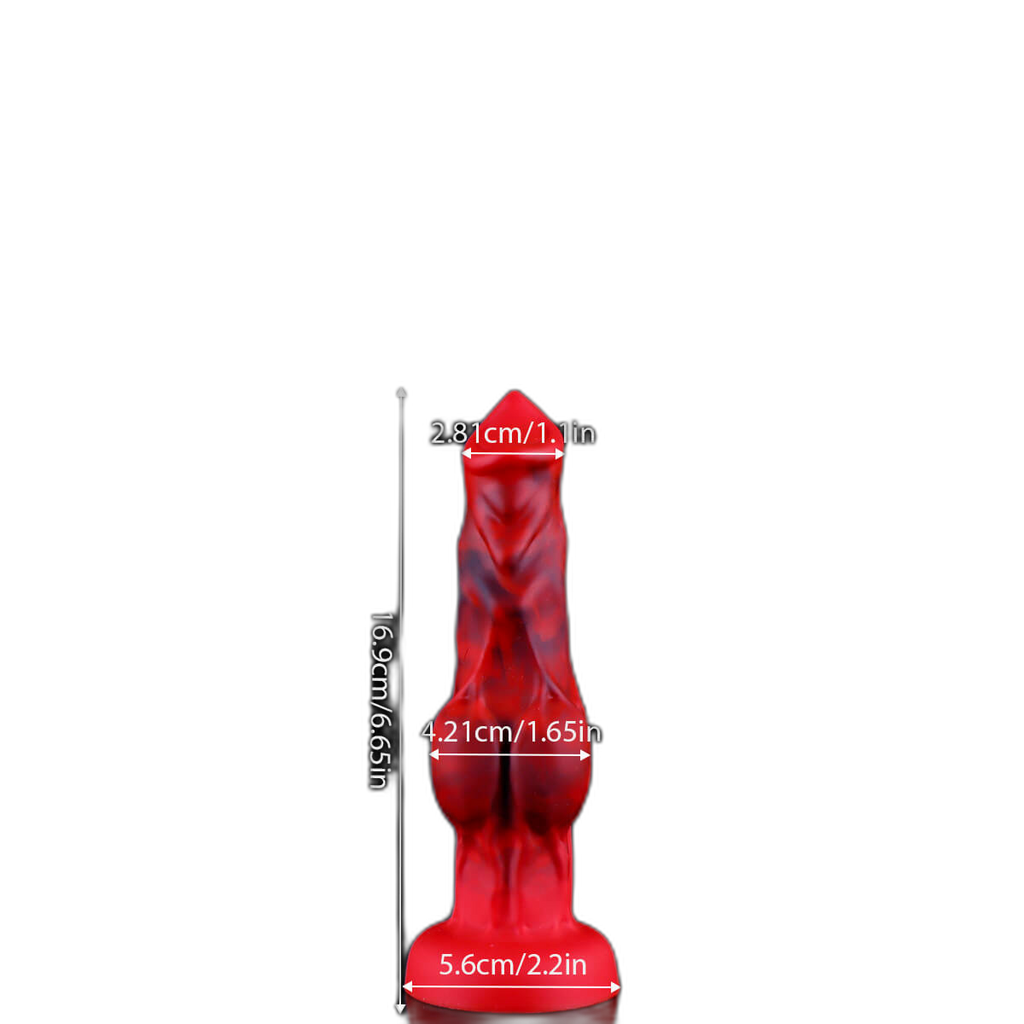 Lukan - Wolf Dildo - Knot Dildo - 5 Sizes