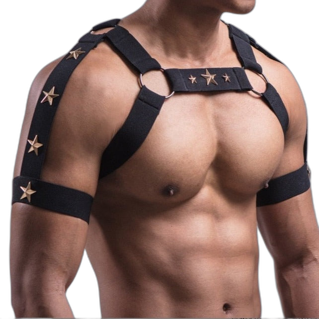 Fluorescent Glow In The Dark Elastic Harness