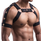 Fluorescent Glow In The Dark Elastic Harness