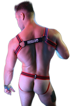 Breedwell Daddys Favourite Bulldog Harness Red