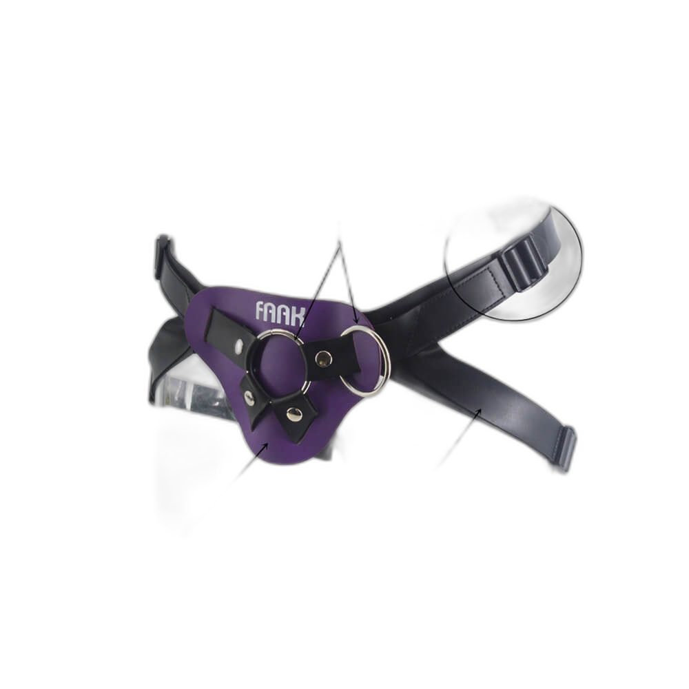 Droska - Adjustable Strap-On Harness with 2 O-Rings