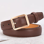 Classic Women’s Leather Belt | 2.3 cm Pin Buckle