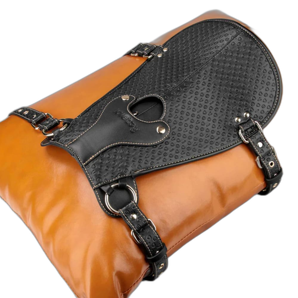 Rebellion Reign - Suction Cup Dildo Mount - Leather Strap On Harness & Versatile Mount