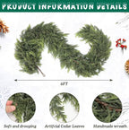 Christmas Holiday Simulation Soft Rubber Hand Feeling Cedar Table Decorative Ornament