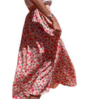 Women's Fashionable Floral-print Casual Skirt