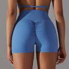 Yoga Shorts With Phone Pocket Design Fitness Sports Pants For Women Clothing