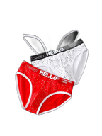 3 Pack Men's Low-Rise Cotton Briefs