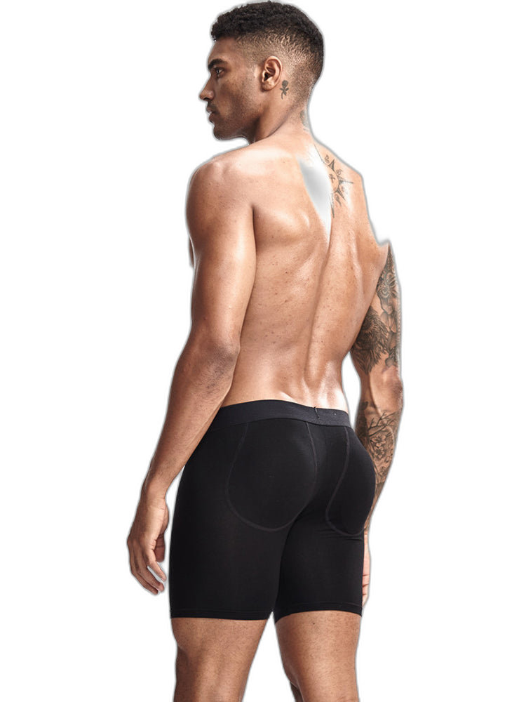 Men's U Convex Boxers Briefs Butt Enhancer Underwear