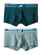 2 Pack Separated Pouch Comfy Mens Boxer Briefs