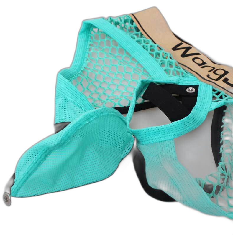 Mens Sexy Mesh Breathable U Convex Pouch Briefs