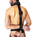 ruff GEAR Leather Wrist To Neck Restraints
