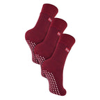 3 Pack Kids Indoor Thermal Slipper Socks with Grips