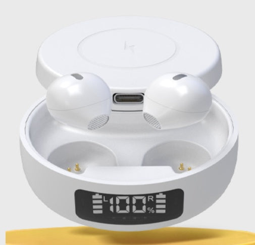 Premium Wireless Bluetooth 5.0 Earbuds - HD Stereo Sound, Semi In-Ear Headset with Mic