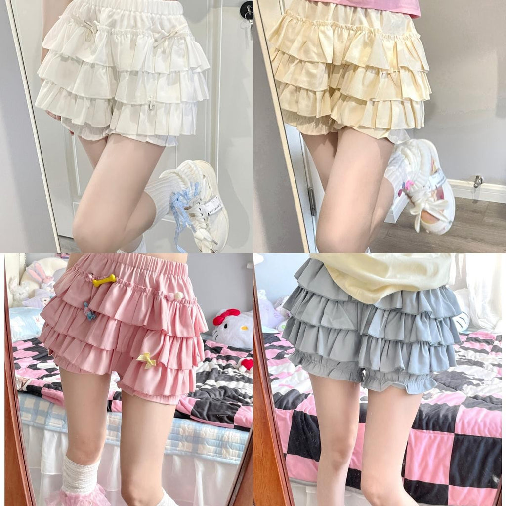 Pumpkin Pants Puff Half Dress Cake Skirt Girl