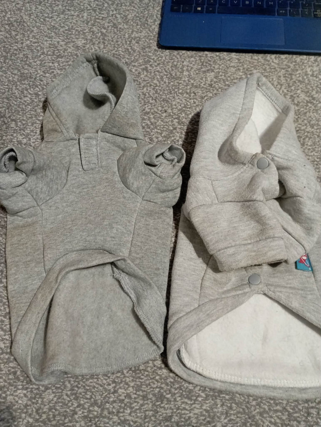 CAT FUN Two small GREY JUMPERS
