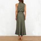 Summer Sleeveless Dress Ins Fashion Elegant Evening Party Club Clothing For Women