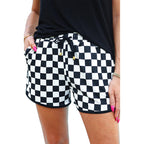 Straight Shorts Women's Simple Drawstring