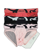 Men's Mesh Sport Briefs with Contoured Pouch & Ventilation