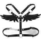 Angel Wings Leather Harness