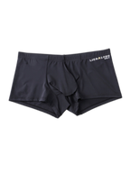 3 Pack Men's Breathable Ice Silk Double-Layered Big Pouch Sexy Boxer Briefs